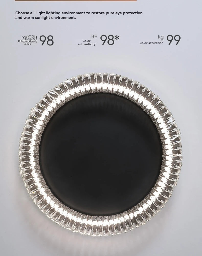 Light Luxury Modern Led Crystal Ceiling Ceiling Light Home Decoration Living Room Bedroom Dining Room Hotel Kitchen Lighting