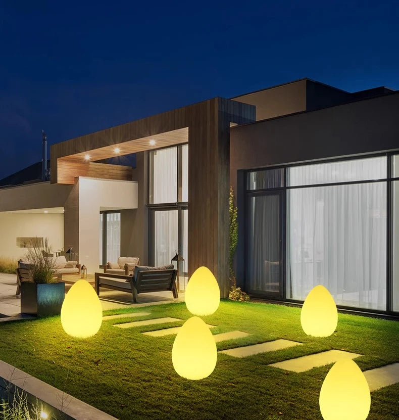 Luminous dinosaur egg lawn solar LED outdoor lighting solar lights outdoor garden decoration outdoor garden lights