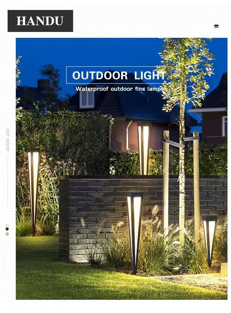 Solar landscape light 62CM high outdoor lighting waterproof courtyard lawn outdoor soft light design