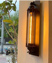 American Flute Wall Lamp Unique LOFT Restaurant Bar Grill Hallway Iron Wall Light Rustic Industrial Decor Edison Bulb Fixture