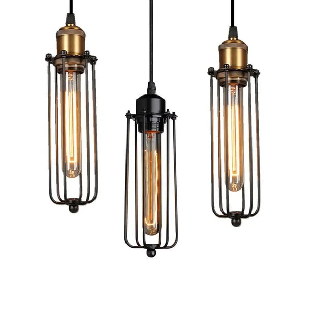 Vintage Pendant Light Industrial Chandelier American Retro Handing Lamp Restaurant Coffee Living Room Indoor Home Decor Lighting