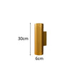 Modern Gold Pipe Wall Lamps Tube Light Home Decor Bathroom Bedroom Lamp Wall Sconces Led Mirror Light Loft Background lighting