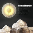 LUMA Modern Luxury Creative Marble Wall Light - Alabaster Marble Wall Sconce for Bedroom Bedside Living Room Aisle Indoor Decor
