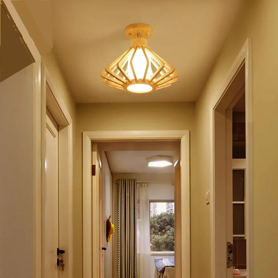 Modern ceiling lighting living room  for the modern ceiling lamp LED indoor  Restaurant Bar Coffee Dining wood  light fixture