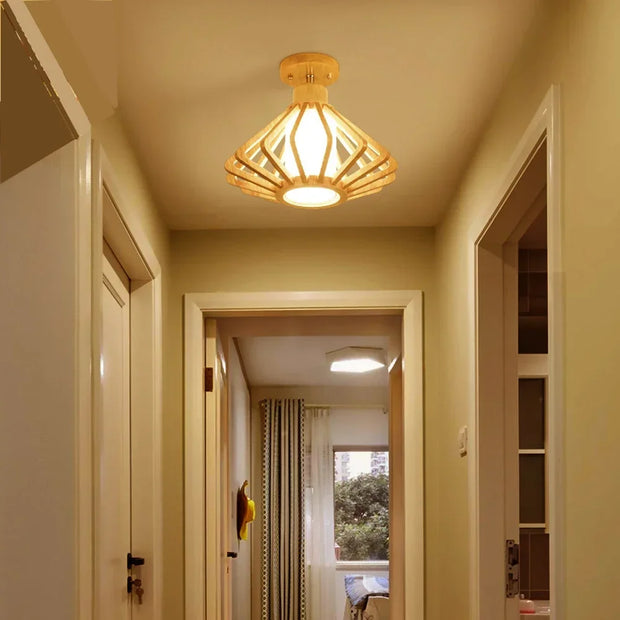 Modern ceiling lighting living room  for the modern ceiling lamp LED indoor  Restaurant Bar Coffee Dining wood  light fixture
