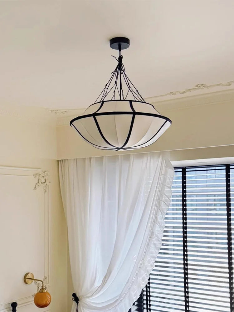 Japanese silk pendant light Art Decor Oi Soi ufo umbrella lamp LED chinese lantern Living Room Study office unique bedroom light