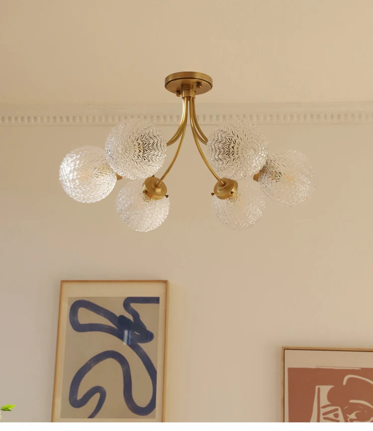 2025Modant Creative Glass Ball Acrylic Designer Ceiling Light for Living Room Bedroom Villa Home Decoration Hanging Light