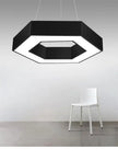 Modern minimalist geometric pendant lights, for dining room, gymnasium, LED hollow pendant lights, supermarket circular lights