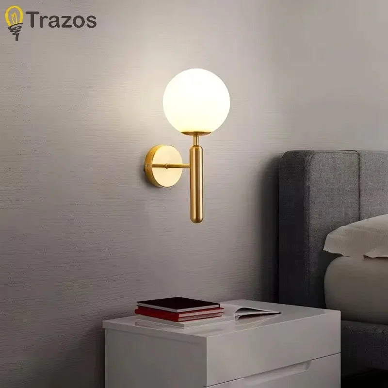Simple Modern LED Wall Lamps are Suitable For Hotel Bedroom Bedside Living Room Home Decoration Lamps Aisle Wall Lamps