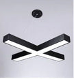 Led Lamps Office Chandelier Creative Hexagonal Round Simple Y-shaped splicing Special-Shaped Chandelier Gym Office Light