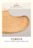 2026 Newest Bamboo Pendant Lamps Ceiling Lights Rattan Wicker Lustre Hand Knit Braiding Suspended Home Dining Braided Decor Hot