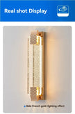 Modern Light Outdoor LED Wall Light Transparent Crystal with Bubble Style for Villa Porch Patio and Garden Lighting Lamps