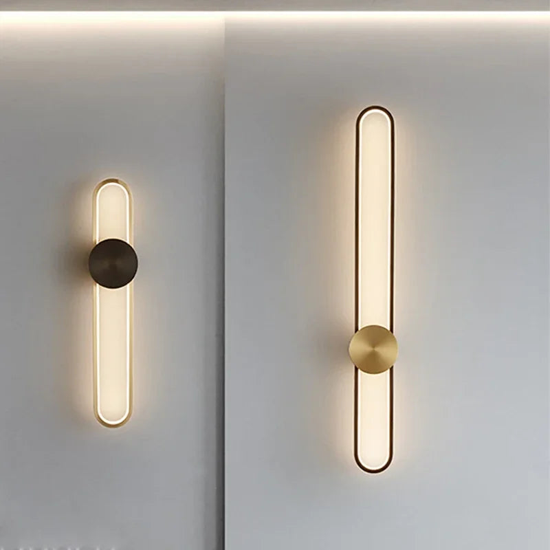 Modern Sconce LED Long Wall Light for Bedroom Living Room Surface Mounted Background Room Decor Wall Lighting Fixture