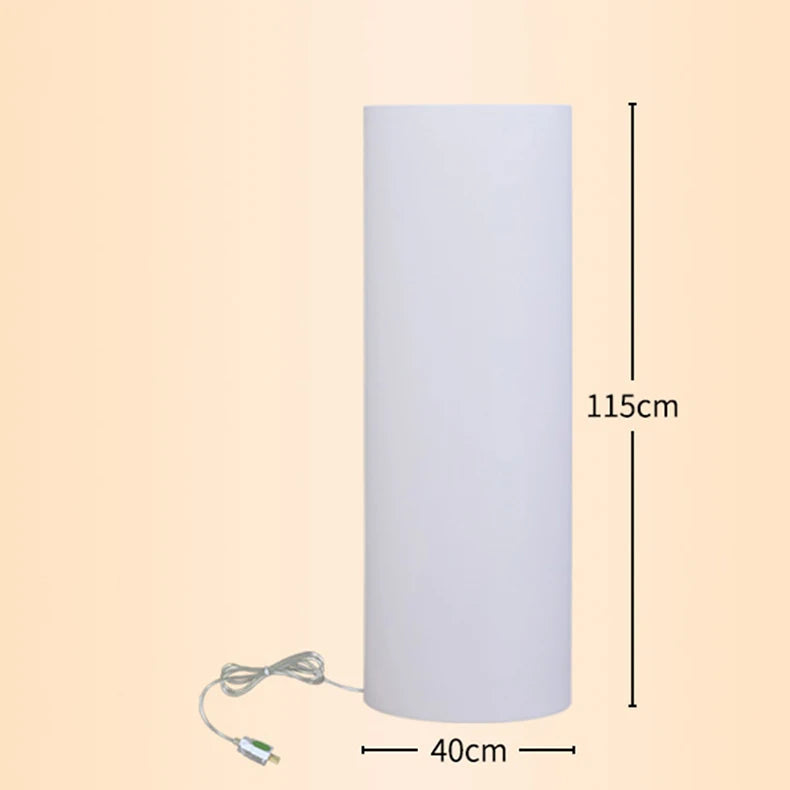 Luminous cylindrical lamp lawn solar LED outdoor lighting non solar lamp outdoor garden decoration outdoor garden light
