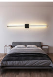 Modern LED Wall Lamp Minimalist Led Light Bedroom Bedside Long Strip Wall Sconces Living Room Sofa Home Indoor Lighting Fixture