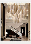 Hotel lobby LED Chandelier Villa hall Living room Crystal Chandeliers Customable High Ceilings Chandelier