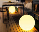 IP65 LED Night Light Ball Warm White Color with Extenal Extension Wire 1.5m Seamless Matte Housing for Outdoor Pathway Yard Lawn