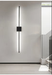 Modern LED Wall Lamp Minimalist Led Light Bedroom Bedside Long Strip Wall Sconces Living Room Sofa Home Indoor Lighting Fixture