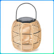 Solar Garden Light Ornaments 600mAh Imitation Rattan Lawn Projection Light Decor