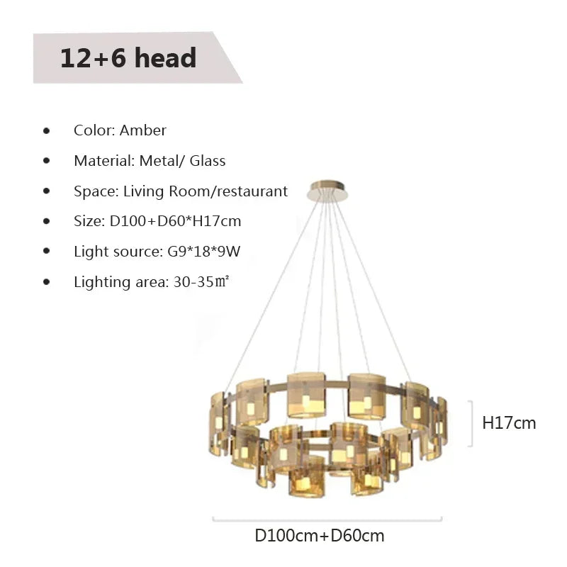 Modern Luxury Living Room Pendant Light Minimalist Bedroom Designer Home Lamp Creative Restaurant Bar Counter Main Light