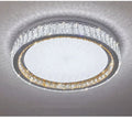 ‌Modern Luxury Dimmable Crystal Ceiling Light K9 Crystals Golden Ring Chandelier for Bedroom Living Room Dining Room LED Fixture
