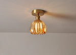Modern Pendant Ceiling Lamp with Glass Shade for Kitchen Aisle Balcony Bedroom Home Art Deco Led Ceiling Lights Fixtures E27