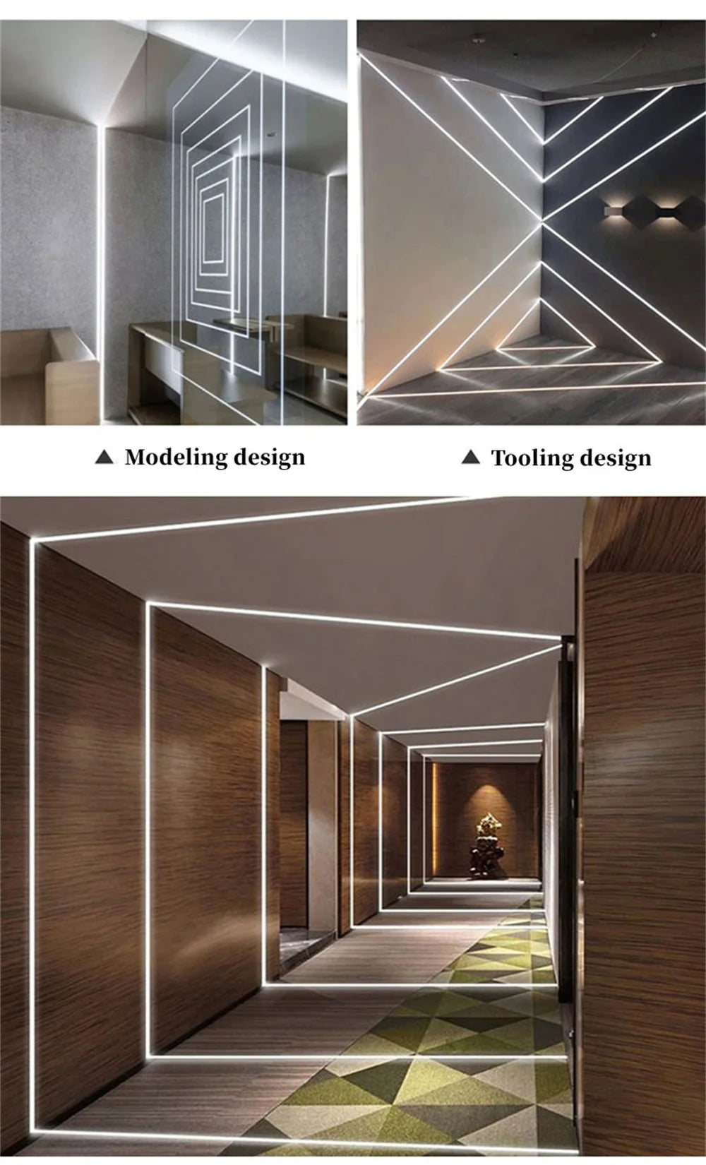 1-10M LED Neon Rope Tube Recessed Silicone Diffuser Channel For WS2811 RGB Indoor Decor Outdoor Waterproof Flexible Strip Light