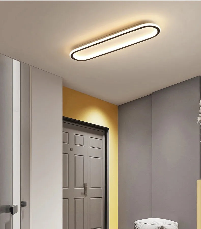 Modern LED Ceiling Lights Aisle Lamp Bedroom Living Room Kitchen Ceiling Mounted Light Cloakroom Corridor Balcony Foyer Decor