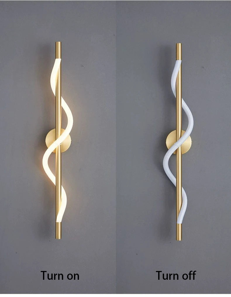 TINLAIBOR Minimalist designer's Wall lamp Living room Background wall Staircase decoration music notation Wall lamps Bedhead