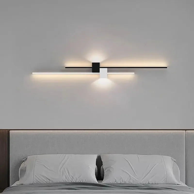 DINDALLED Modern LED Wall Lamp Bedside Sconce for Bedroom Living Room Hallway Home Decor