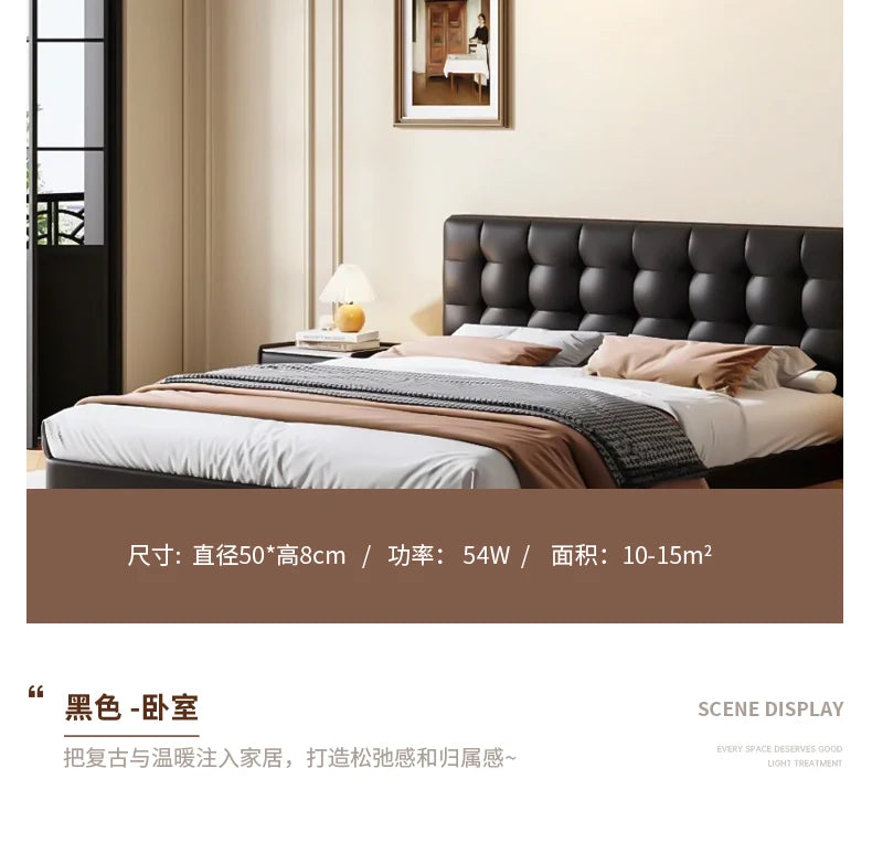 French Mid-Century Style Ceiling Lights Parlor Simple Retro Luxury Gold Resin Pleated Master Bedroom Room Decoration LED Fixture