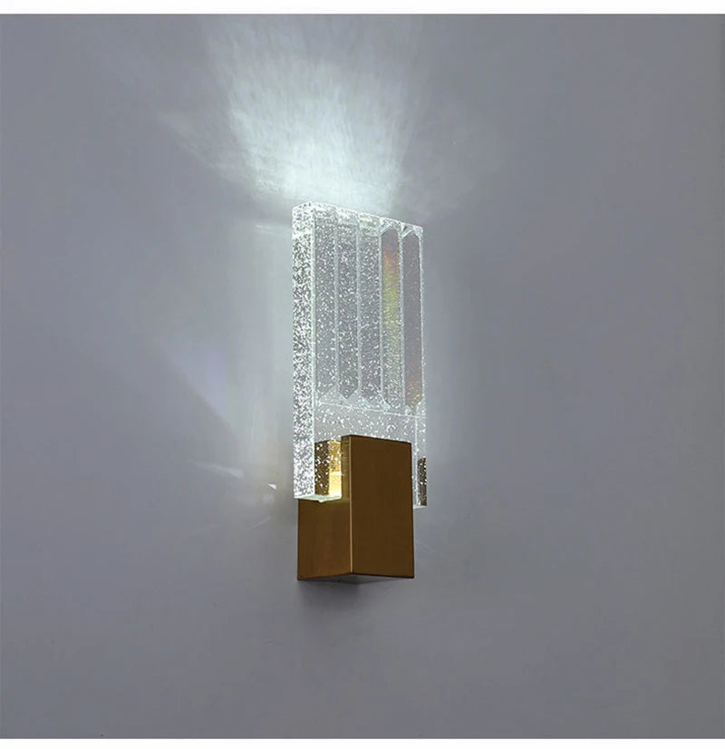 Modern Bubble Crystal LED Wall Lamps Bathroom Dresser Living Room Bedroom Mirror Wall Sconces Indoor Decoration Lighting Lustres