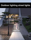 Led Villa Garden Outdoor Waterproof Household Retro Double Head Community Outdoor Courtyard Street Lamp ≈230CM