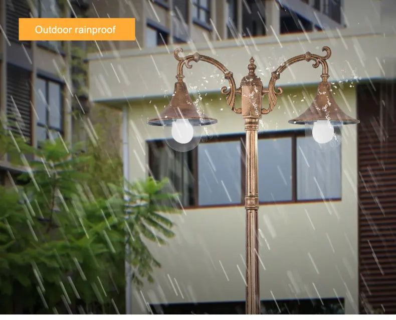 European Outdoor Waterproof Garden Light Villa Courtyard Lawn Lamp Community Park High Pole Street Lamps Landscape Lighting