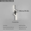 Modern Black Wall Sconce, 27W 6500K Led Iron Wall Light with Artistic Design, Perfect for Corridor, Staircase, Balcony