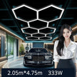 Dimmable  Hexagonal-shaped LED Light  Garage Light High-quality, life Shots, garage/Hair salon Light Honeycomb light AC85-265V