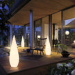 Hotel Restaurant Courtyard Garden Decoration Outdoor Variable Light Emitting Diode Luminous Water Droplet Floor Lamp