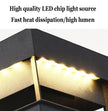 Modern Stainless Steel Door Post Lamp Villa Door Pillar Lamp Outdoor Waterproof Garden Lawn Lamp Landscape Lighting