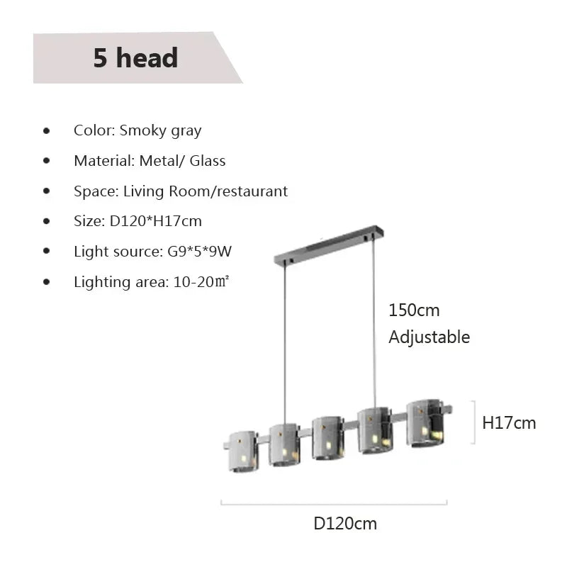Modern Luxury Living Room Pendant Light Minimalist Bedroom Designer Home Lamp Creative Restaurant Bar Counter Main Light