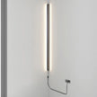 Modern Plug in Long Wall Sconce Indoor Wall Lamp Wall Mounted Light for Bedroom Living Room Hallway