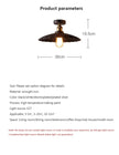 DAMIASMIL Retro Ceiling Lamp for Living Room Dining Room Bedroom Corridor Entrance Ceiling Lights E27 Indoor Lighting Fixtures