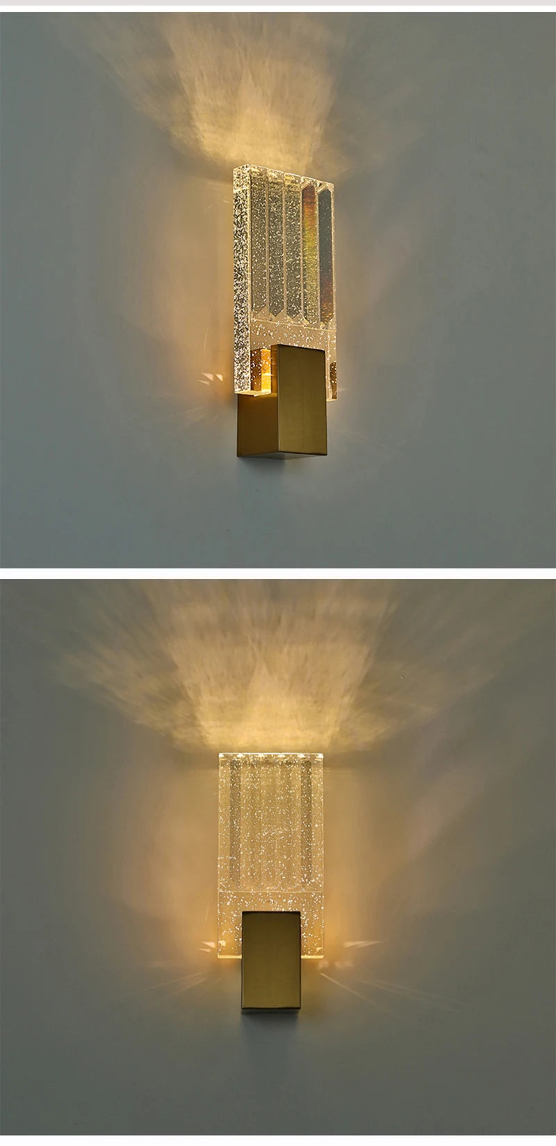Modern Bubble Crystal LED Wall Lamps Bathroom Dresser Living Room Bedroom Mirror Wall Sconces Indoor Decoration Lighting Lustres