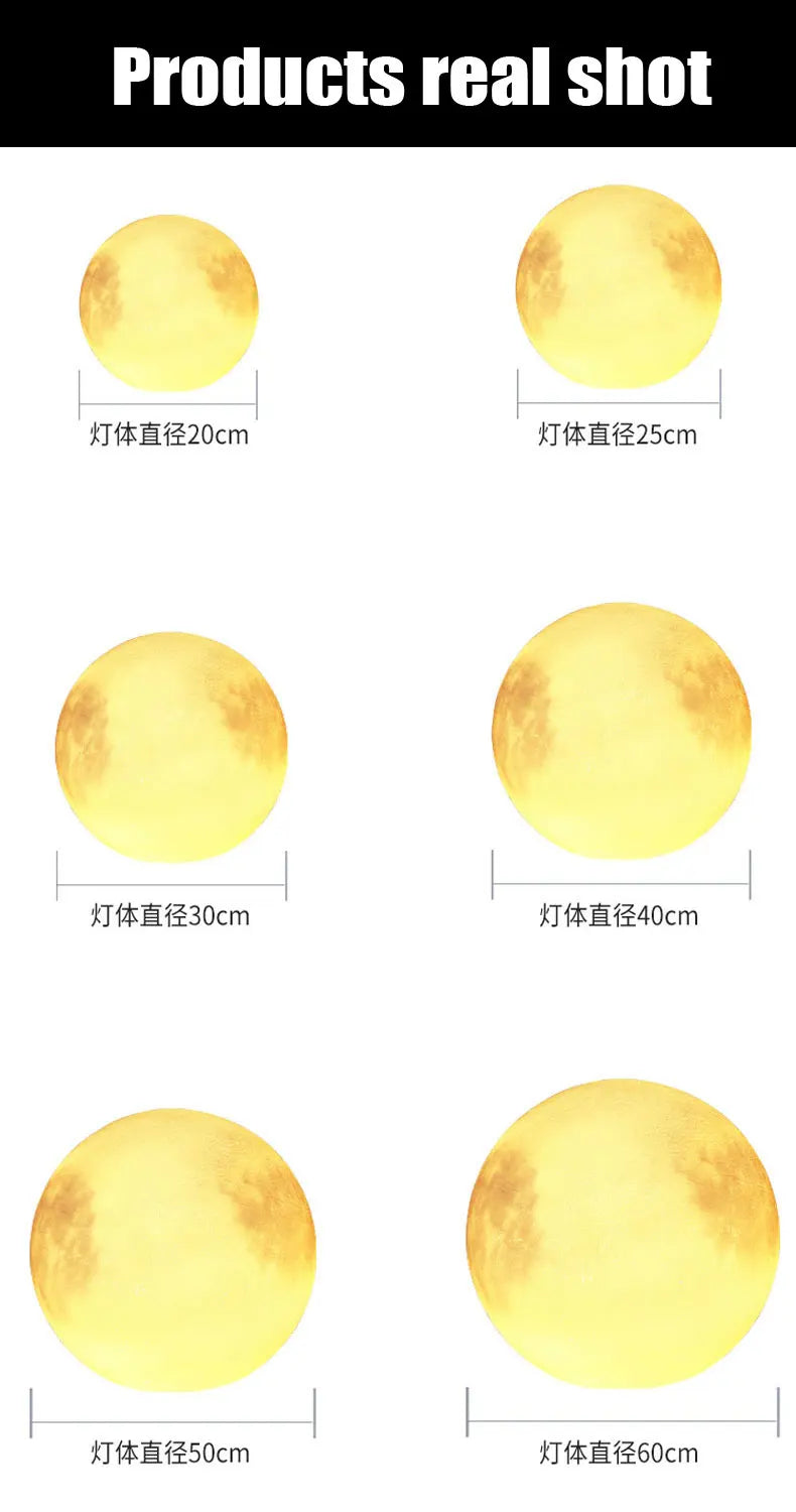 Resin Fiber Outdoor Lunar Lawn Lamp Round Waterproof Atmosphere Lamp Garden Ground Plug Landscape Lighting