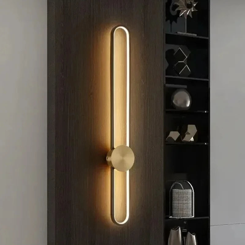 Modern Sconce LED Long Wall Light for Bedroom Living Room Surface Mounted Background Room Decor Wall Lighting Fixture