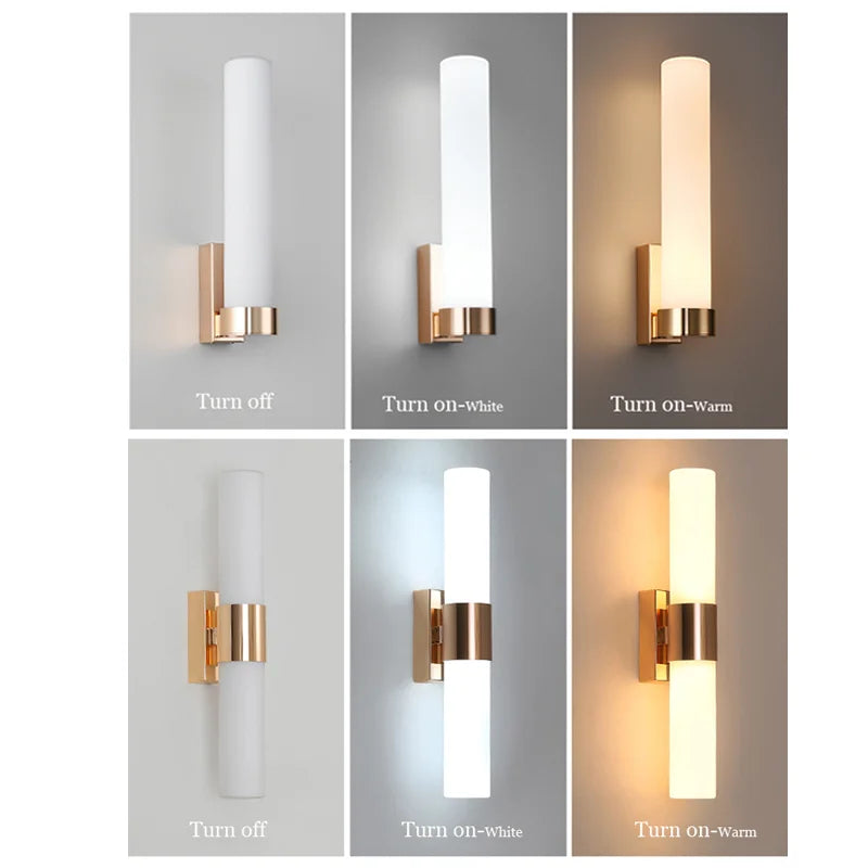 Nordic Wind Gourd Wall Lamp Minimalist LED Milky White Light For Living Room Study Bedroom Bedside Home Decoration Light Fixture
