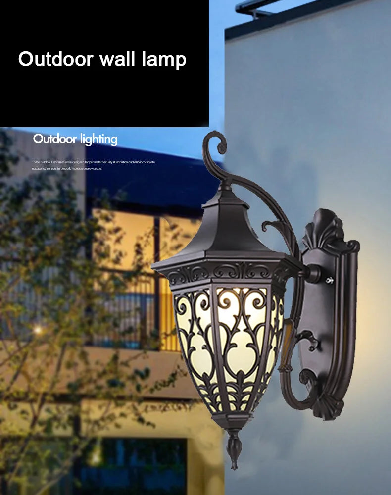 Outdoor European Style Balconies, Door Openings, Exterior Wall Lights, Garden Villas, Courtyard Lights, Waterproofing