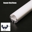 270 Luminescence Circular Led Aluminum Profile 20/30/40Mm Led Channel Diffuser Linear Bar Light Long Strip Pendant Lamp Tubes