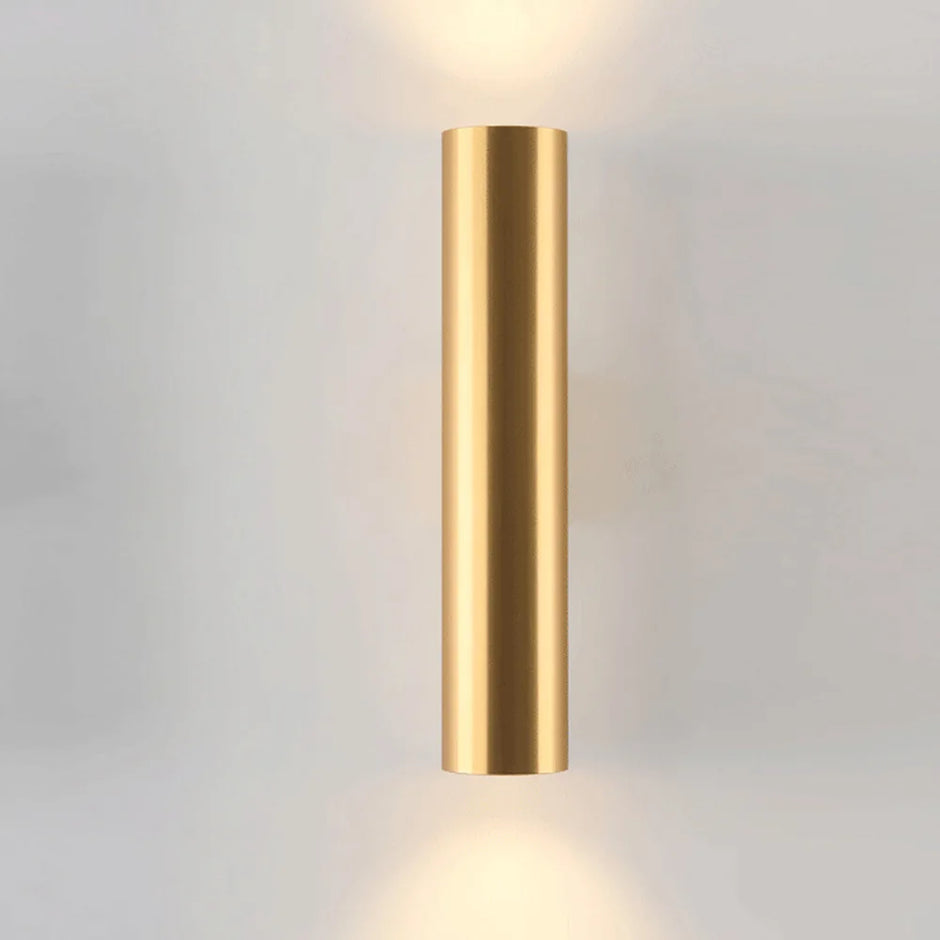 Minimalist Double Headed Cylindrical Wall Lamp Modern Indoor Lamps Background Wall Hallway Bedroom Light Up and Down Luminous