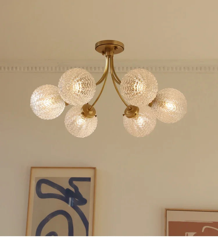 2025Modant Creative Glass Ball Acrylic Designer Ceiling Light for Living Room Bedroom Villa Home Decoration Hanging Light