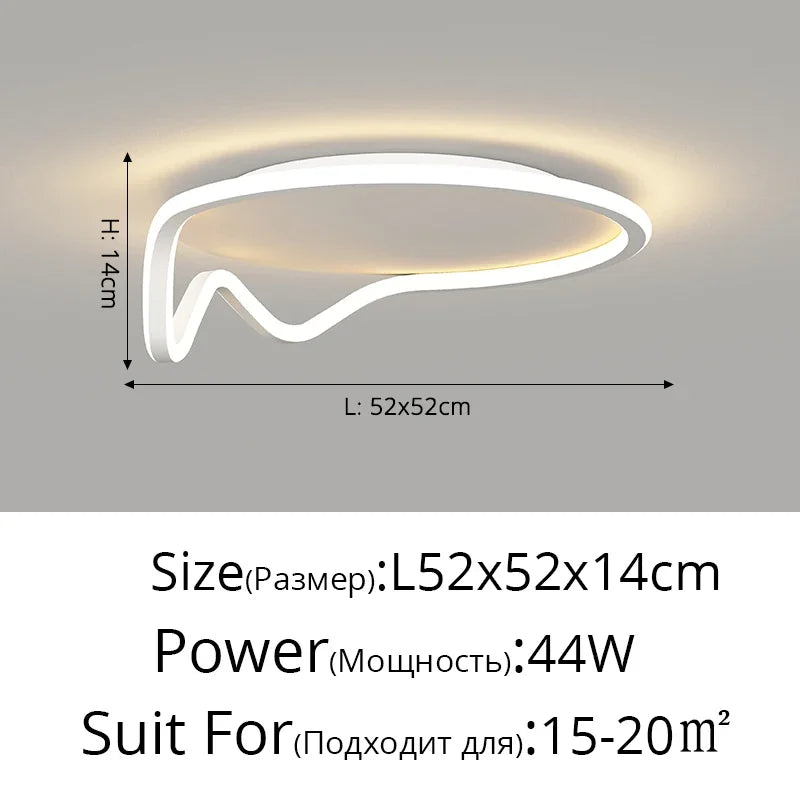 Villa Office LED Chandelier New Shape For Foyer Bedroom Dining Room Studyroom Hotel Restaurant Living Room Kitchen Indoor Lamp